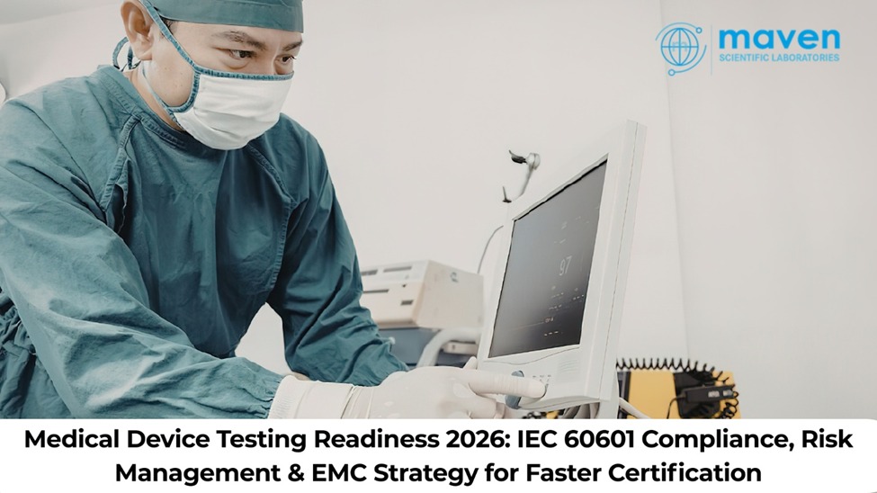 Medical Device Testing Readiness 2026: IEC 60601 Compliance, Risk Management & EMC Strategy For Faster Certification