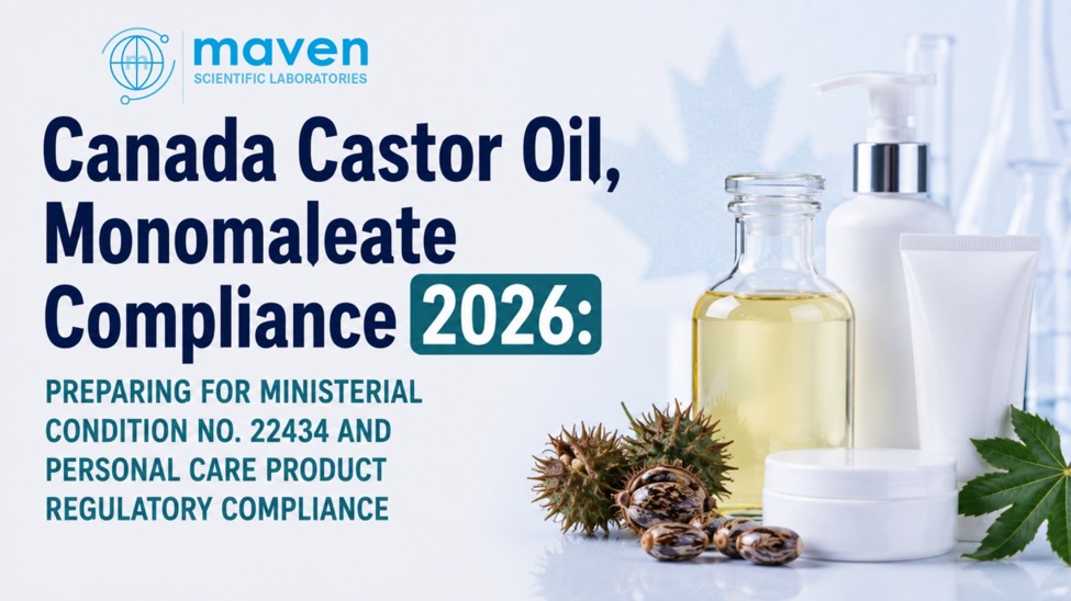 Canada Castor Oil, Monomaleate Compliance 2026: Preparing For Ministerial Condition No. 22434 And Personal Care Product Regulatory Compliance