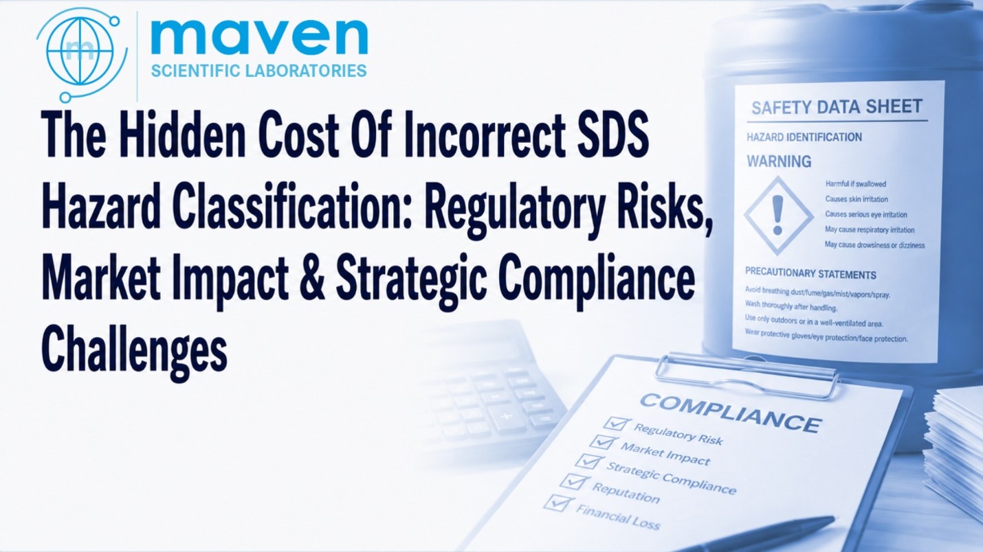 The Hidden Cost Of Incorrect SDS Hazard Classification: Regulatory Risks, Market Impact & Strategic Compliance Challenges