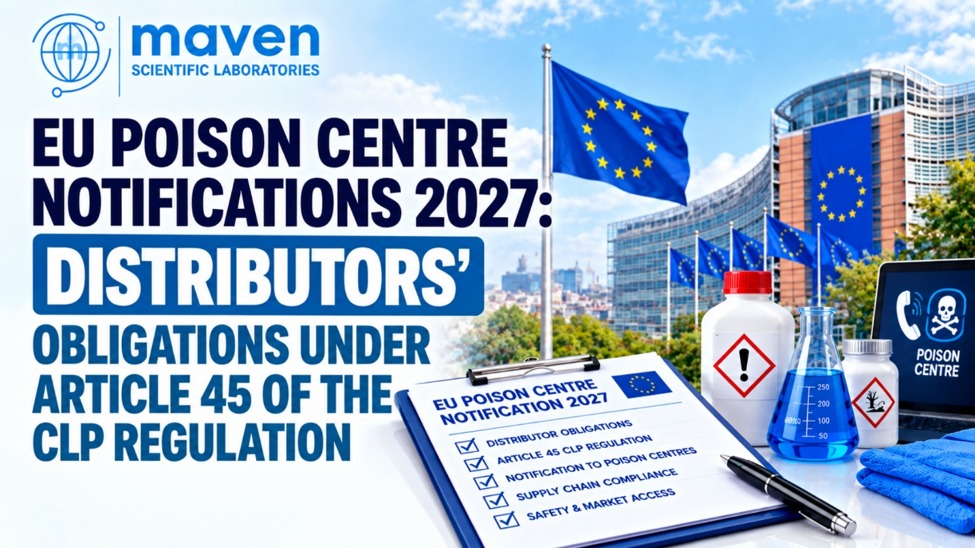 EU Poison Centre Notifications 2027: Distributors’ Obligations Under Article 45 Of The CLP Regulation