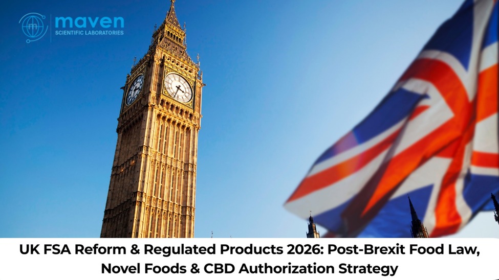 UK FSA Reform & Regulated Products 2026: Post-Brexit Food Law, Novel Foods & CBD Authorization Strategy
