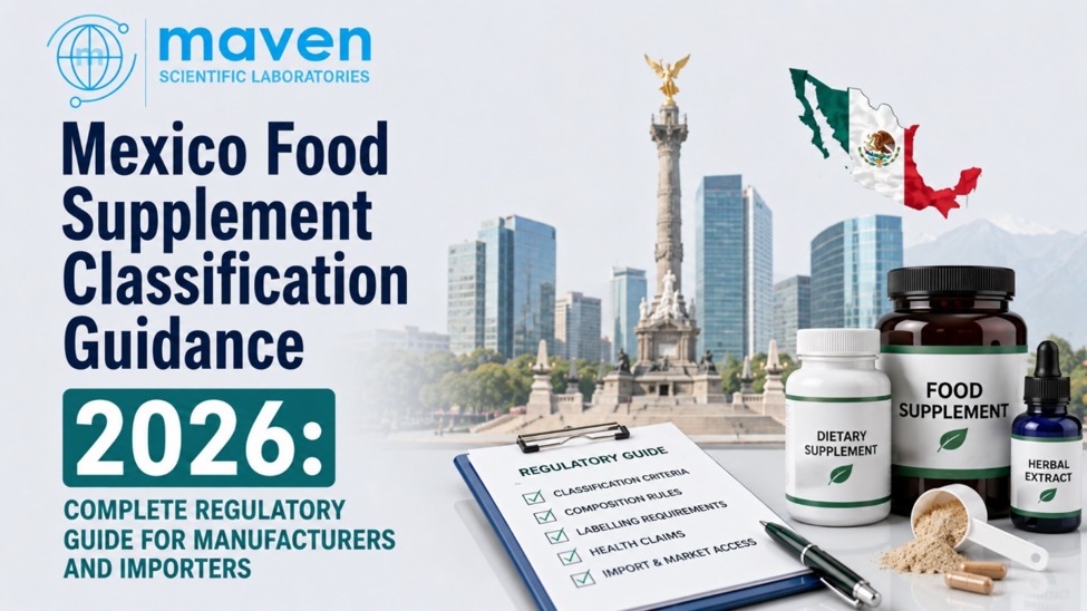 Mexico Food Supplement Classification Guidance 2026: Complete Regulatory Guide for Manufacturers and Importers