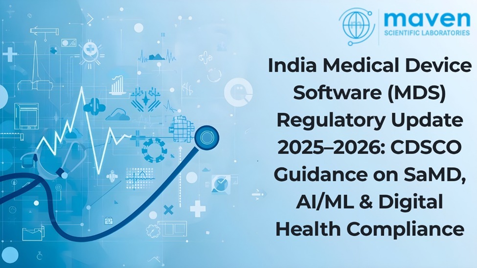 India Medical Device Software (MDS) Regulatory Update 2025–2026: CDSCO Guidance On SaMD, AI/ML & Digital Health Compliance