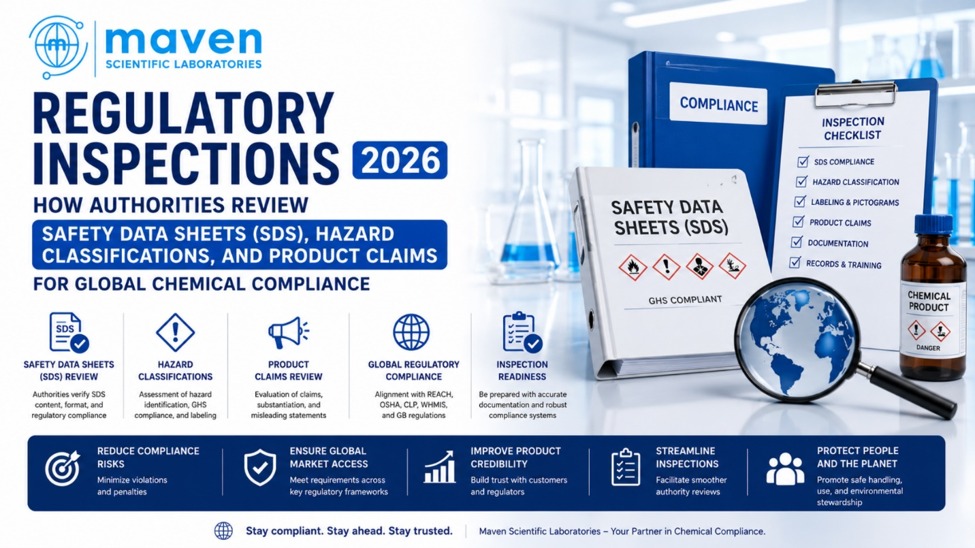 Regulatory Inspections 2026: How Authorities Review Safety Data Sheets (SDS), Hazard Classifications, And Product Claims For Global Chemical Compliance