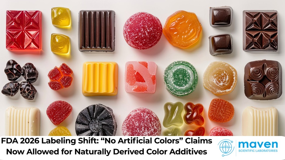 FDA 2026 Labeling Shift: “No Artificial Colors” Claims Now Allowed For Naturally Derived Color Additives