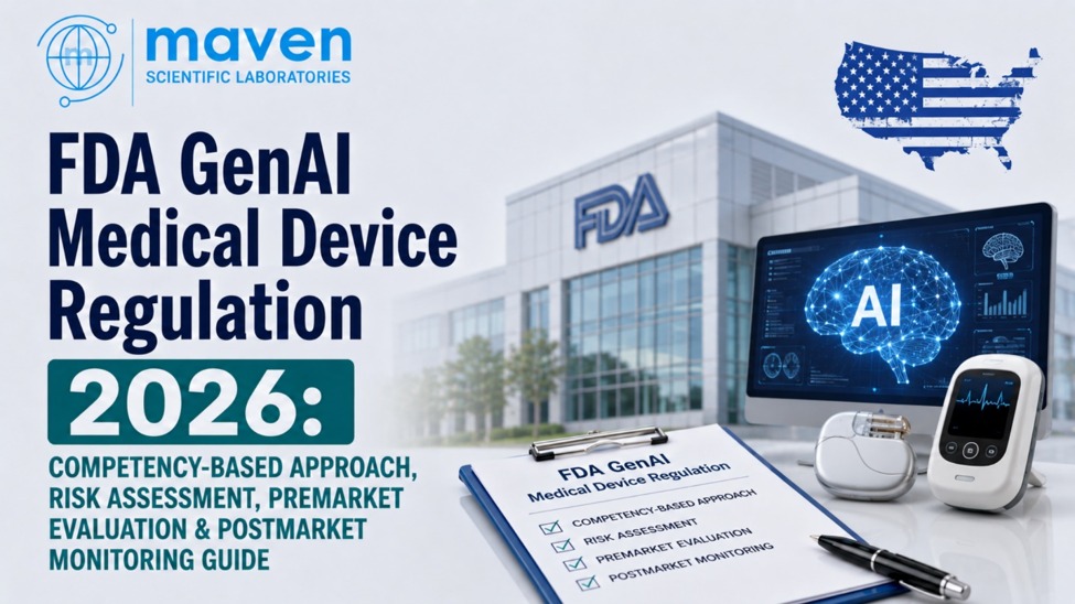 FDA GenAI Medical Device Regulation 2026: Competency-Based Approach, Risk Assessment, Premarket Evaluation & Postmarked Monitoring Guide