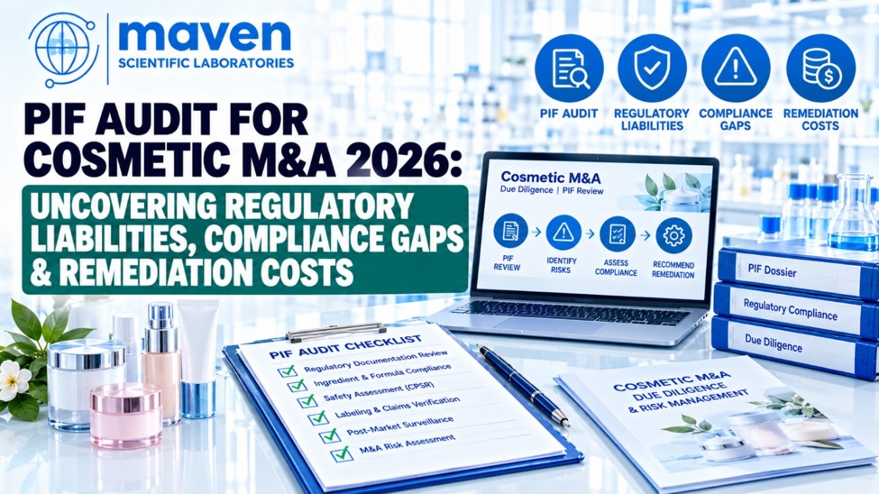 PIF Audit for Cosmetic M&A 2026: Uncovering Regulatory Liabilities, Compliance Gaps & Remediation Costs