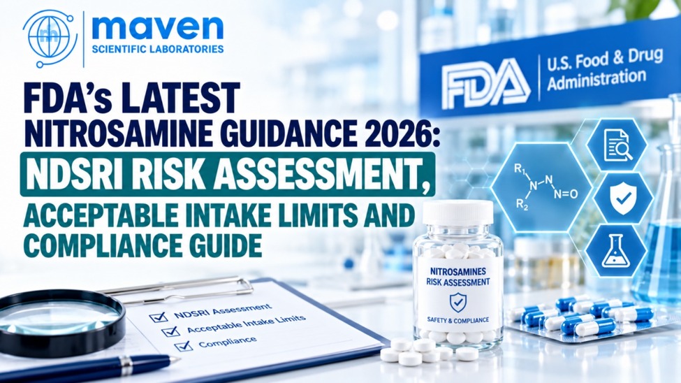FDA’s Latest Nitrosamine Guidance 2026: NDSRI Risk Assessment, Acceptable Intake Limits and Compliance Guide