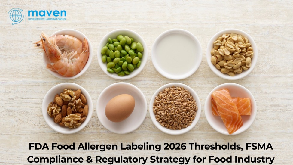 FDA Food Allergen Labeling 2026: Thresholds, FSMA Compliance & Regulatory Strategy for Food Industry