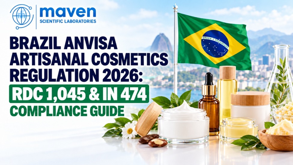 Brazil ANVISA Artisanal Cosmetics Regulation 2026: RDC 1,045 & IN 474 Compliance Guide