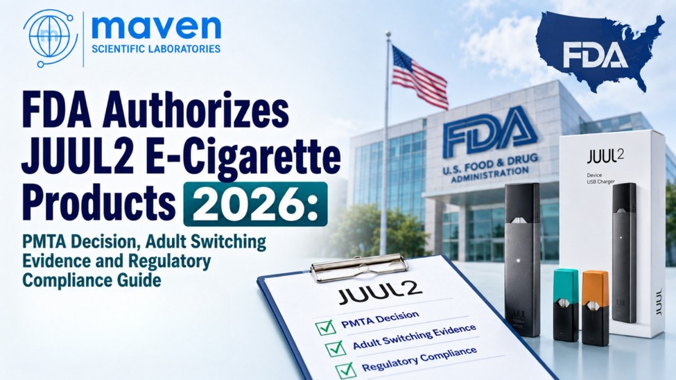 FDA Authorizes JUUL2 E-Cigarette Products 2026: PMTA Decision, Adult Switching Evidence And Regulatory Compliance Guide